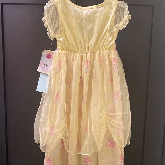 Disney Beauty and The Beast Night Dress Pajamas size 3t Disney Princess Belle - Picture 5 of 10